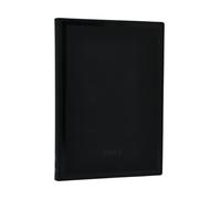 2027 Black Edition Bold Midi 12-Month Softcover Dayplanner (Elastic Band Closure) Horizontal