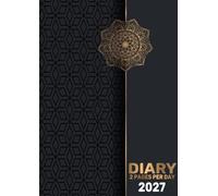 2027 Diary 2 pages per day: Daily planner from january to december 2027 for 365 days | 1 day = 2 pages | A4
