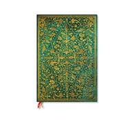 Paperblanks Agenda 2027 Emerald Flower (Nature’s Grace) Grande 12 meses Tapa dura Cierre elástico
