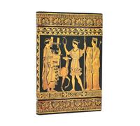 2027 Gathering of Deities (Ancient Greek Pottery) Mini 12-Month Softcover Dayplanner (Elastic Band Closure) Horizontal