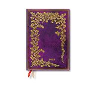 2027 New York Rose (Gilded Age) Midi 12-Month Hardcover Dayplanner (Elastic Band Closure) Verso