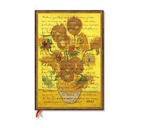 2027 Van Gogh, Sunflowers Grande Vertical Hardcover 12-Month Weekly Planner, 160pg, 100gsm by Paperblanks (Embellished Manuscripts Collection)