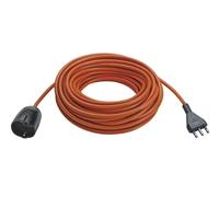 Vimar 0R32394 Alargador eléctrico universal con cable de 20 m, 21 x 21 x 8 cm, naranja