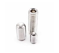 20pc M8 12.9 Clase 304 Acero inoxidable Hexágono Cabeza hueca Copa Punto Grub Set Tornillo Perno(M8*30)