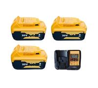 20V 2ah 5AH 6Ah 60V/9Ah Suitable for DCF850 DCB182 DCB200 DCG405 DCB606 DCD805 18V Power Tool Charger(DW-2AHx4pcs)