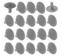 20x Capuchón cubierta tornillo 4.5 x 13 x 10 mm embellecedores tapones tapón tapas plastico PZ, gris