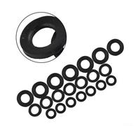 21 arandelas de goma mixtas para grifo de baño, lavabo, ducha, reparación por goteo, creando un sello hermético en diámetros de 3/8 1/2 y 3/4 pulgadas
