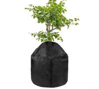 210D Oxford - Cubierta de protección contra heladas para plantas con cremallera y cordón, chaqueta de invierno aislada para árboles al aire libre, arbustos y plantas en maceta, protectores contra