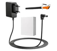 22.5V 0.65A Cargador Compatible con STIHL FSA45 BGA45 HSA45 Cortasetos, Adaptador de Corriente LK45 de Cable Alimentación, Negro