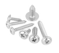 220 unids M3 M4 M5 304 Pan de acero inoxidable Cruz Tapper Tornillos Autorroscantes Set Con Caja