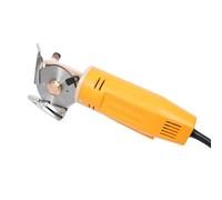 220V Tijeras Eléctricas Tejido Costura,Cortador de Corte,Con Cable de Alimentación, Soporte de Hoja, Destornillador,Para Tela Corte Cuero Cartón