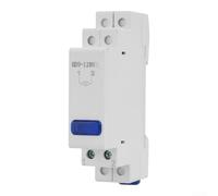 230V DIN Rail LED para luz de señal piloto, lámpara indicadora eléctrica con pantalla de alto brillo y fácil instalación para gabinetes de distribución y equipos de control (azul)