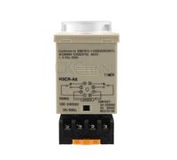 24-220VAC/DC H3CR-A8 time Relay 1.2s to 300h 50/60Hz 8PIN with Base Power on and Off Cycle delay time Relay(24-240VACDC) Industrial Electrical Relays