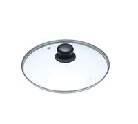24 cm KitchenCraft MasterClass Designed Glass Cover for Pans or Pans 24 cm