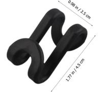 24 ganchos de plástico para armarios, clips multifuncionales para unir perchas de pantalones y chaquetas, color aleatorio
