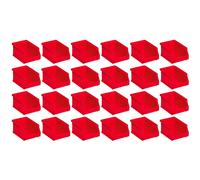 24 gavetas apilables TAYG 51 - Rojo - 17x10x8 (Ref.251108)