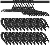 24 perchas para ropa de viaje, portátiles, plegables, ideales para viajes, uso doméstico, hoteles, viajes y camping ()