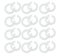 24 Piezas Anillo Adaptador de Lámpara E27 a E14 | Reemplazo Versátil, para Pantalla de Techo y Tulipas, Formato E27/e14, Pieza de Plástico Color Claro