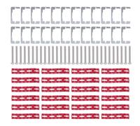 24 piezas de separadores metálicos para placas de pared, con 96 piezas de separadores para tomas de corriente y tornillos de acero inoxidable; juego de niveladores y calzos para