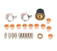 24 Unidades Boquillas para Corte por Plasma con Electrodos, Anillos de Remolino, Separadores, Tapas Protectoras, Compatible con Máquina Cortadora Ipt-60 Pt-60 Ipt-4