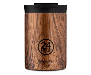 24Bottles Taza de viaje 350 ml marrón