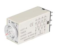 24VDC H3Y-4 Interruptor de control del temporizador de plástico, 14-Pin Pointer Control Delay Time Relay, Relé de retardo del temporizador(60S)