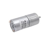 25-370 Mini Motor DC 12 voltios 3V 6V 24V Motor eléctrico invertido de alta velocidad y baja velocidad Motor de reducción Motor de engranaje de 12v(Motor and Bracket,60RPM,DC12V)
