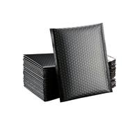 25/50PCS Sobres acolchados para correo bolsas de embalaje para sobres de envío bolsa ziplock 13x18cm Pink-25pcs-black-13 * 15cm