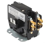 25 A Contactor para 1 p para condensador 24-220 V bobina 25 A Contactor | Carcasa de plástico negro, resistente a la intemperie, fácil montaje, duradero