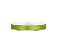 25 m Cinta De Raso Satén regalo banda verde claro 6 mm de ancho