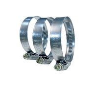 25 uds Abrazadera metálica, banda 12mm 120-140 mm