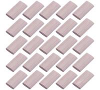 250 espigas sueltas de madera de haya de 6 x 40 mm, compatibles con el sistema de carpintería Festool Domino, tacos de madera de haya para carpintería y montaje de muebles