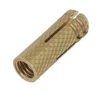 26425 Anclaje de plástico sin tornillo M5x20 latón 100pcs 7mm FISCHER