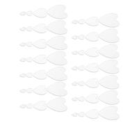 270 Piezas Pegatinas de Espejo Corazón de Vidrio Plata | Acabado Brillante y Resistente al Agua, Adhesivo sin Taladro, para Cajas Obsequio y Salpicaderos
