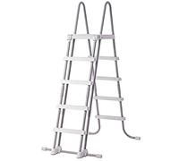 Intex Pools Escalera para piscina 5 peldaños 132 cm Plateado