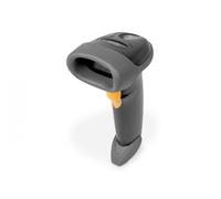 Digitus Escáner de códigos de barras 2D bidireccional 200 escaneos/s, USB-RJ45 2 m, con soporte