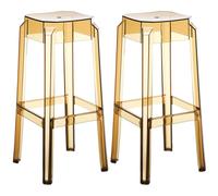 2er Set Barhocker Fox, transparent