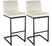 2er Set Barhocker Hopewell Samt B