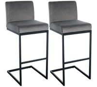 2er Set Barhocker Hopewell Samt B