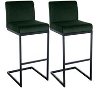 2er Set Barhocker Hopewell Samt B