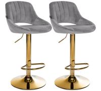 2er Set Barhocker Milet Samt G