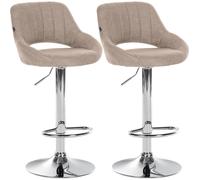 2er Set Barhocker Milet Stoff C