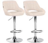 2er Set Barhocker Milet Stoff C