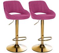 2er Set Barhocker Milet Stoff G
