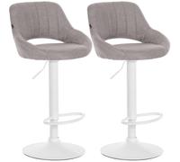2er Set Barhocker Milet Stoff W