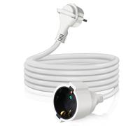 2m Cable de Extensión Eléctrico con Conector Universal - Resistente al Fuego y Versátil para Hogar, Oficina y Exterior