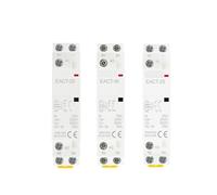 2P 16A 20A 25A 1NO 1NC 2NO 2NC AC 220V 230V 50/60Hz Din Rail Mounted Household Modular AC Contactor for Home House Hotel(2P 25A 2NO)