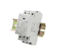 2P 16A/20A/25A 220V/230V 50/60Hz Contactor de CA doméstico de carril Din 1NO 1NC/2NO/2NC(2P 25A 2NO)