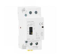 2P 40A 63A 2NO O 2NC Contactor De CA De Carril DIN Modular Manual Para El Hogar AC220V 230V Control Manual 1 Uds Proteger equipos eléctricos.(P 40A 2N0 220V)
