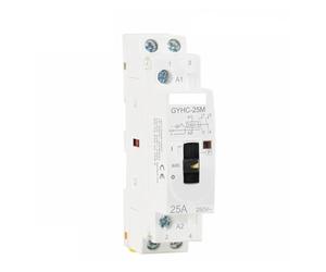 2P/4P 16A 20A 40A 220V 50/60Hz Control Manual uso doméstico Contactor de CA tipo carril Din(2P 40A 2NO 220V)